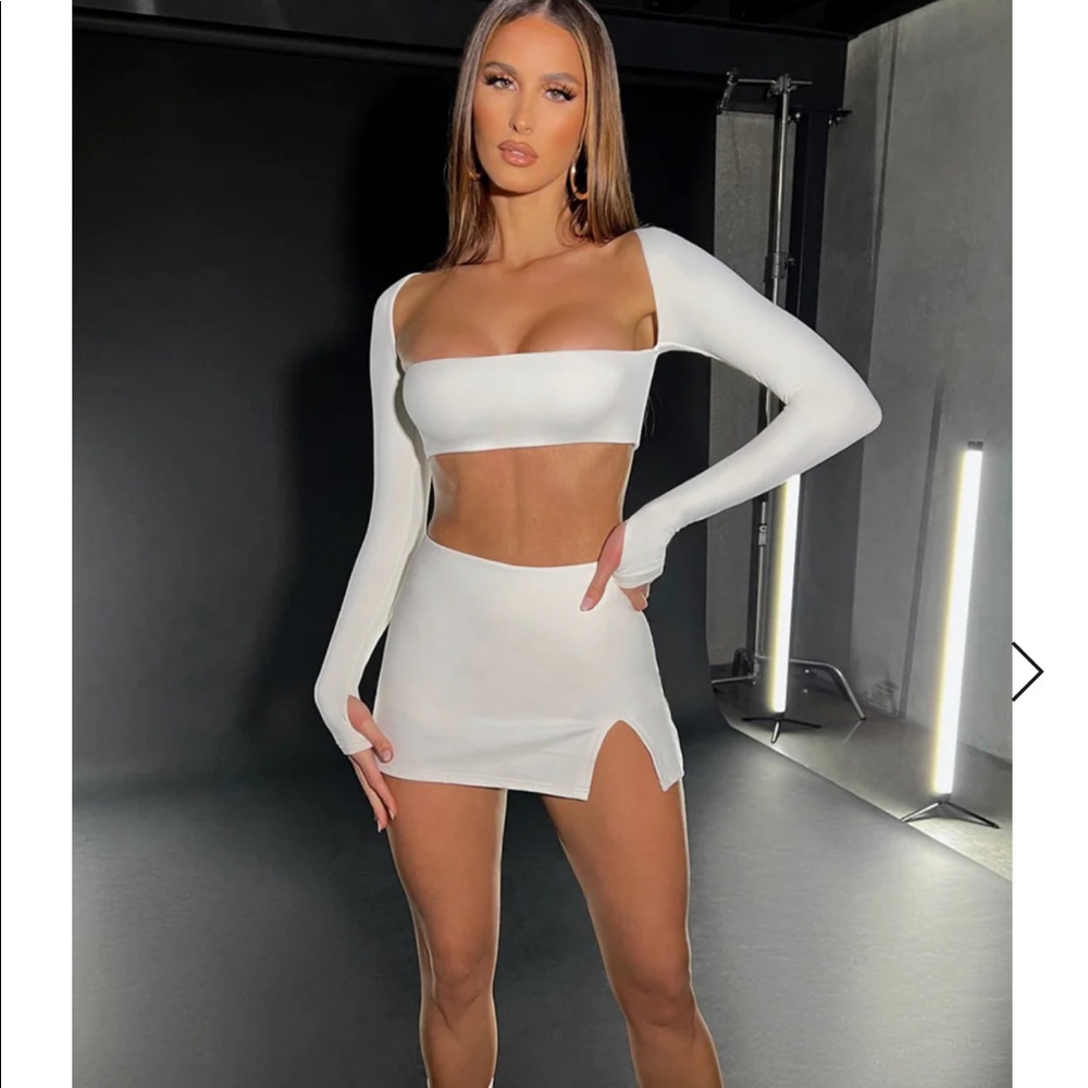 Babyboo White Zima Skort